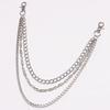 1pc Men's Fashion Punk Style Minimalist Stainless Steel Pant Chain Accessory for Daily Wear