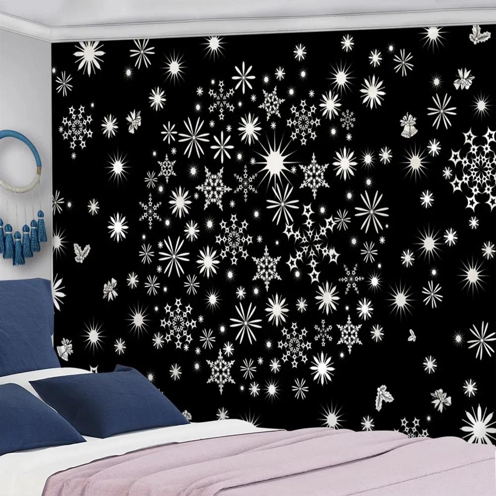 Christmas Tree Snowman Tapestry Bedroom Living Room Home Wall Decoration