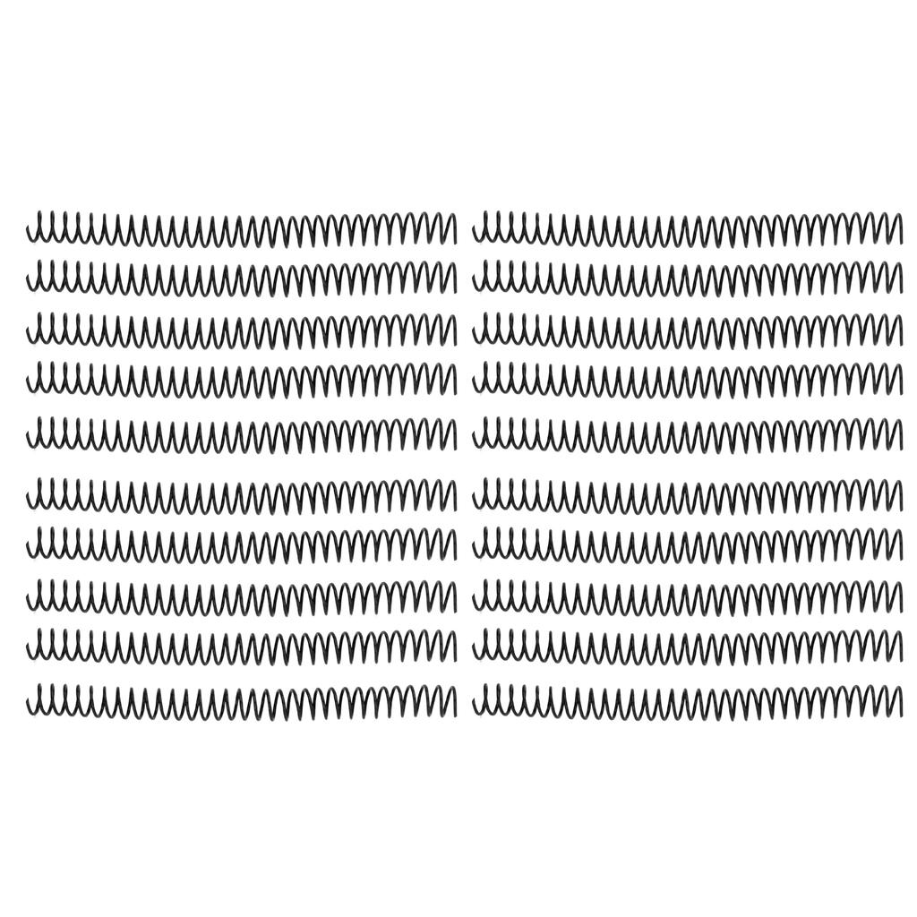 20Pcs Plastic Spiral Binding Coils 19mm 3 4in ID 30 Holes Spirals for A4 A5 Notebook