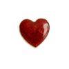 Versatile Red Heart Pin Zinc Alloy Brooch Adaptable to Various Clothing Style Combinations Lapel Pin Accessory