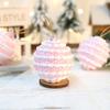 Macaron Color Foam Christmas Tree Decoration Ball, 8cm Creative Ornament for Holiday Pendant Accessories