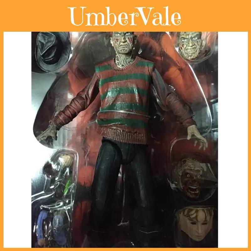 Ultimate Freddy Krueger 7" Action Figure Premium Nightmare On Elm Street Collectible