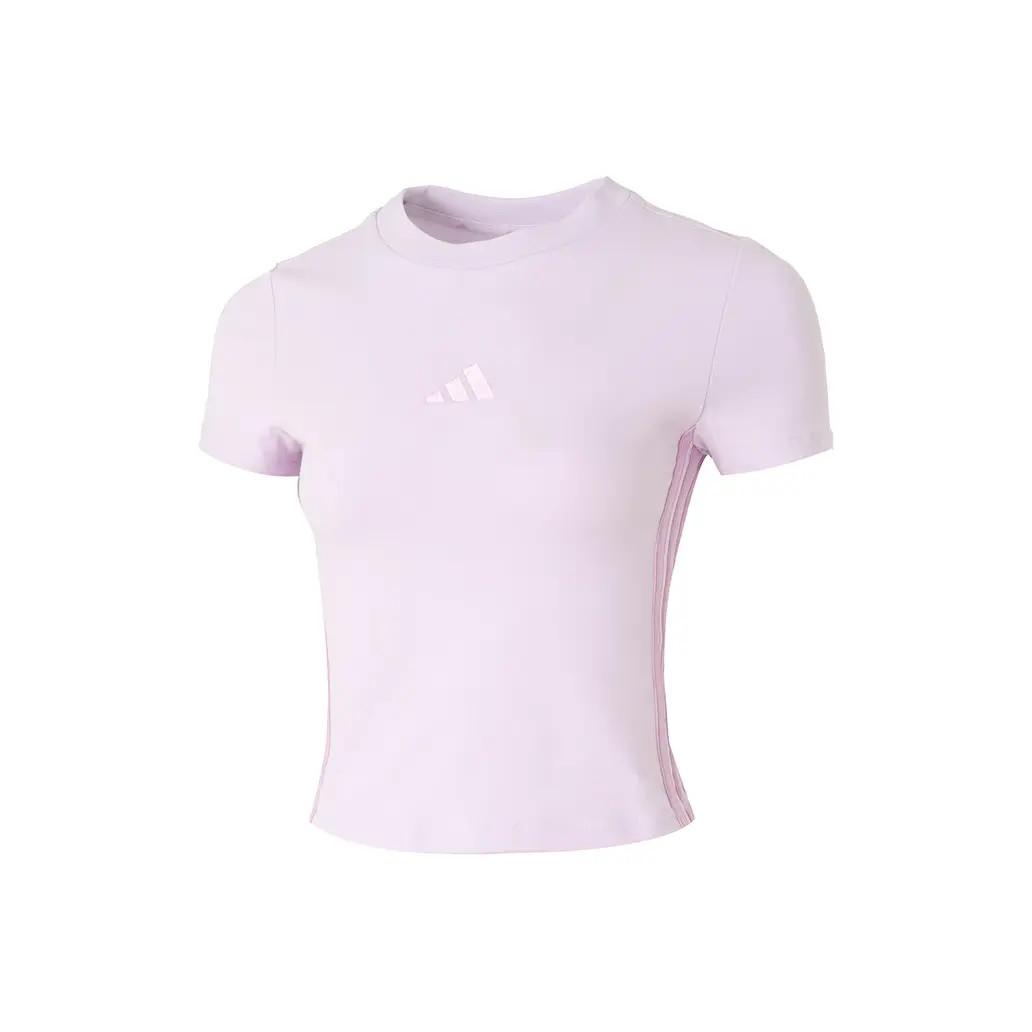 adidas Women s Breathable Short-Sleeved T-Shirt, Purple S