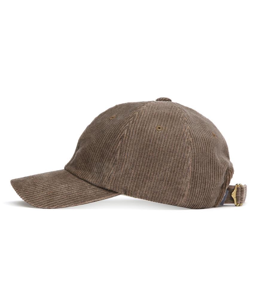 Eondeokeonteulolseutyudio Corduroy Autumn Ball Cap Ball Cap / Pigment Cd / C Brown