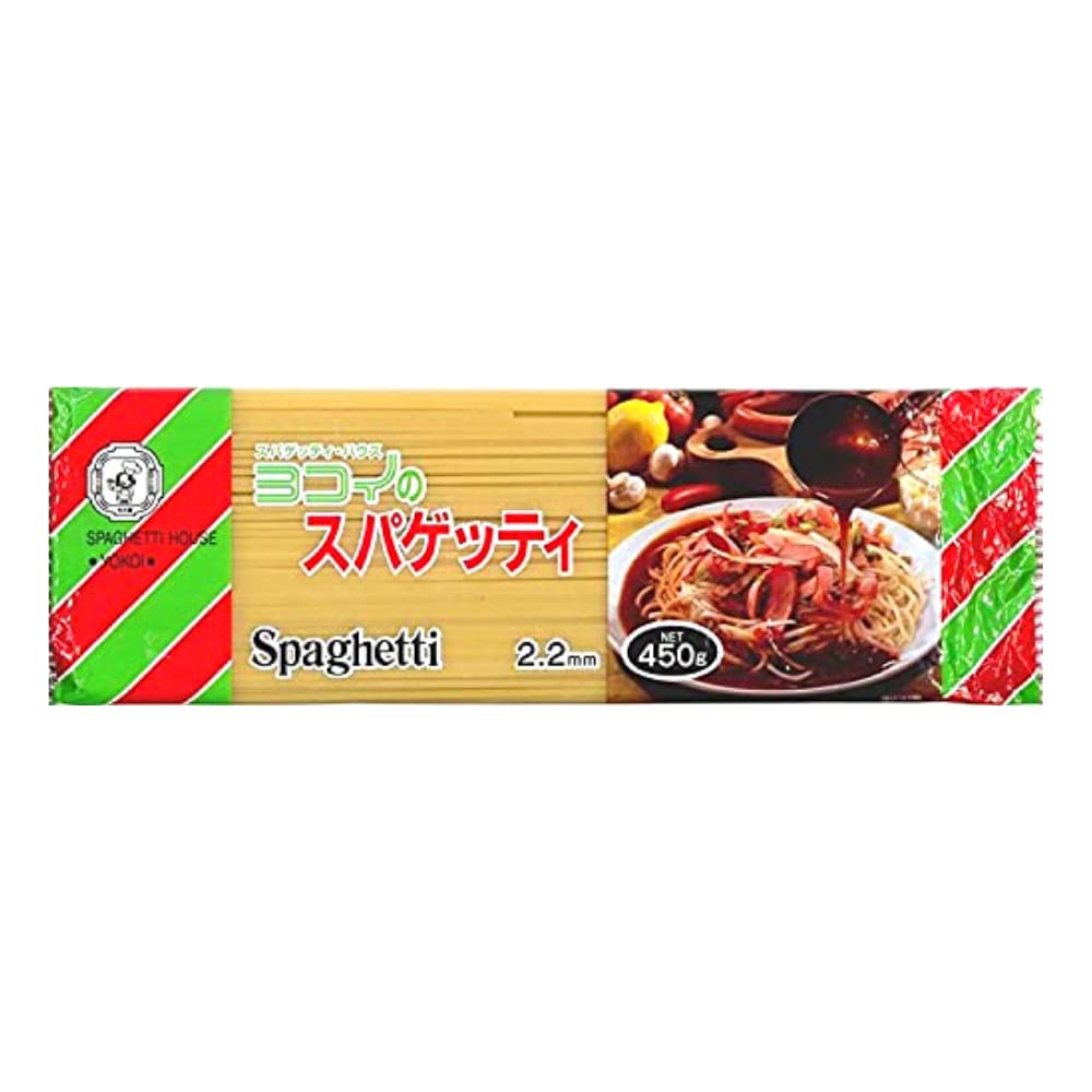 

Volcano Yokoi Spaghetti 450g 24 Piece Set Ankake Spa Thick Noodles Pasta 2.2mm