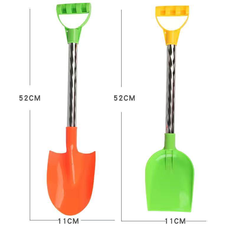 Beach Toy Shovel Set: Small, Medium, Large Shovels with Iron Handles