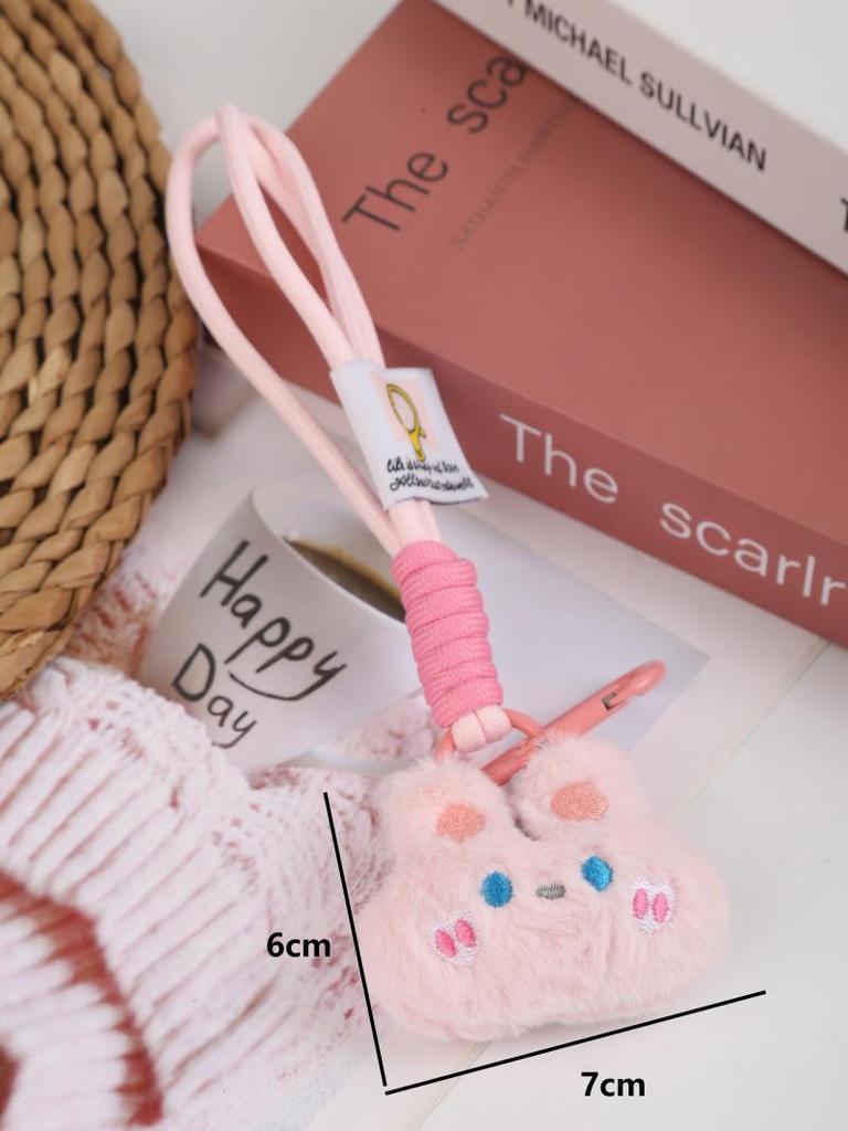 Kreskówkowy Pluszowy Kotek Niedźwiadek Brelok Zawieszka Lalka Ornament