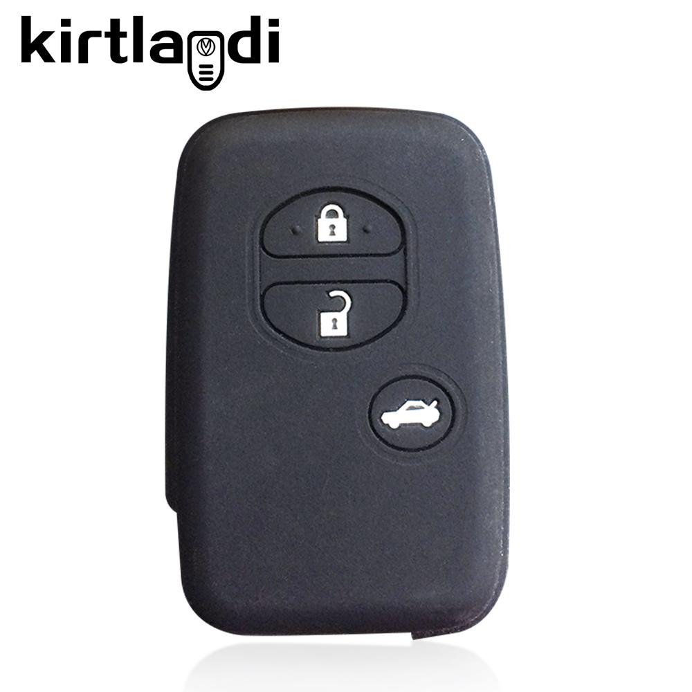 Silicone Car Key Fob Cover Case For Toyota Prius Venza land cruiser prado 150 Camry Crown RAV4 Corolla for Subaru Key Proctor