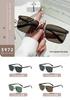 2026 Men's European & American Fashion Square Frame Polarized Sunglasses - Outdoor Driving & Sun Protection