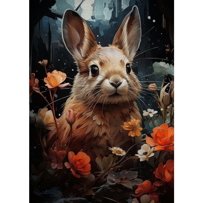Vintage Wild Jungle Animal Deer Wolf Forest Landscape Art Posters Canvas Painting Wall Prints Picture for Living Room Home Decor