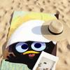 Cartoon C-Calimero Towel Sports Quick Dry Travel Camping Gear Sandproof Soft Light Large Beach Towel