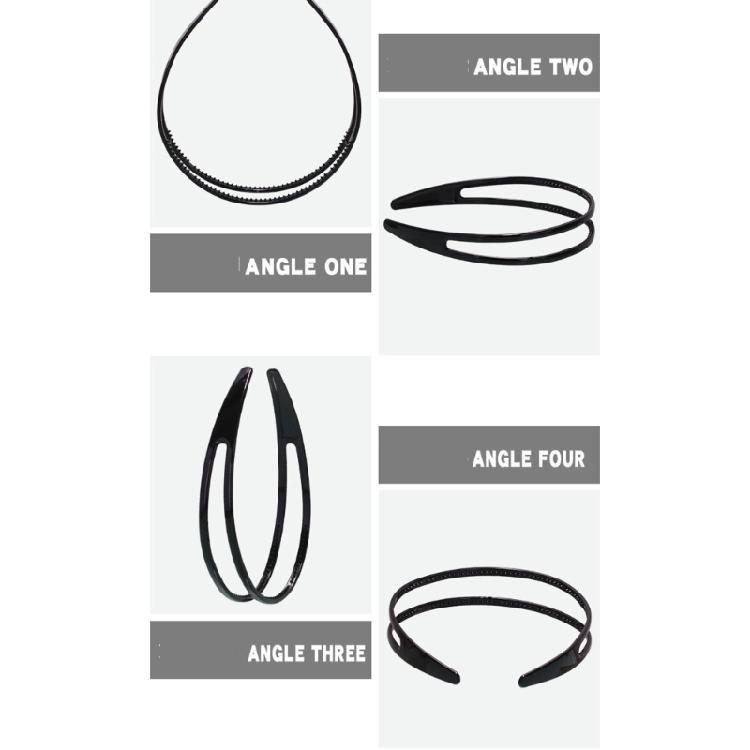 Pack of 3 Plastic Headband for Women and Teens Multiuse and Comfortable Hairhoop for Various Occasion and Outfits