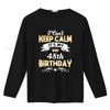 48 Years Old shirt I Can t Keep Calm It s My 48th Birthday vintage Washed fashion homme Versatile streetwear graphic Breathable