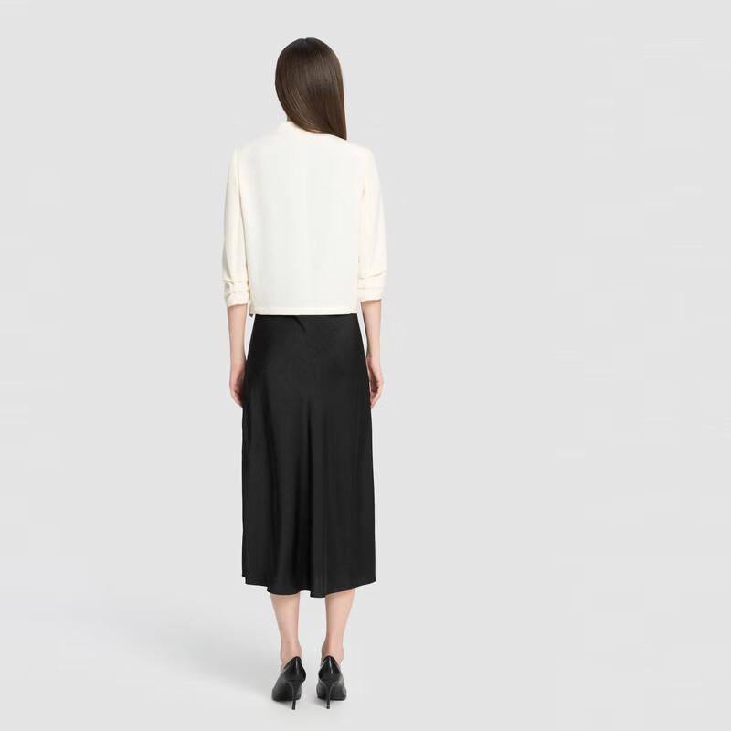 ELLASSAY Elegant Collarless Oversized Blazer