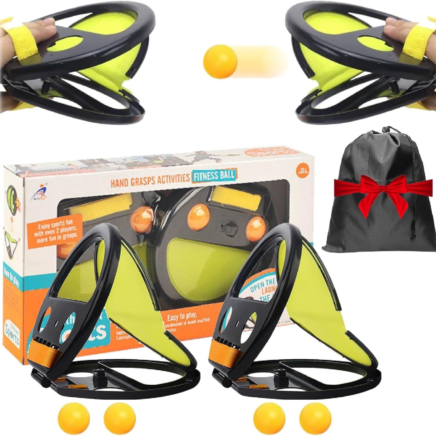 

Игрушка для броска мяча вручную, игровой набор для взаимного броска и ловли мяча, игры для родителей и детей на открытом воздухе, пляжные игры для метания игрушек