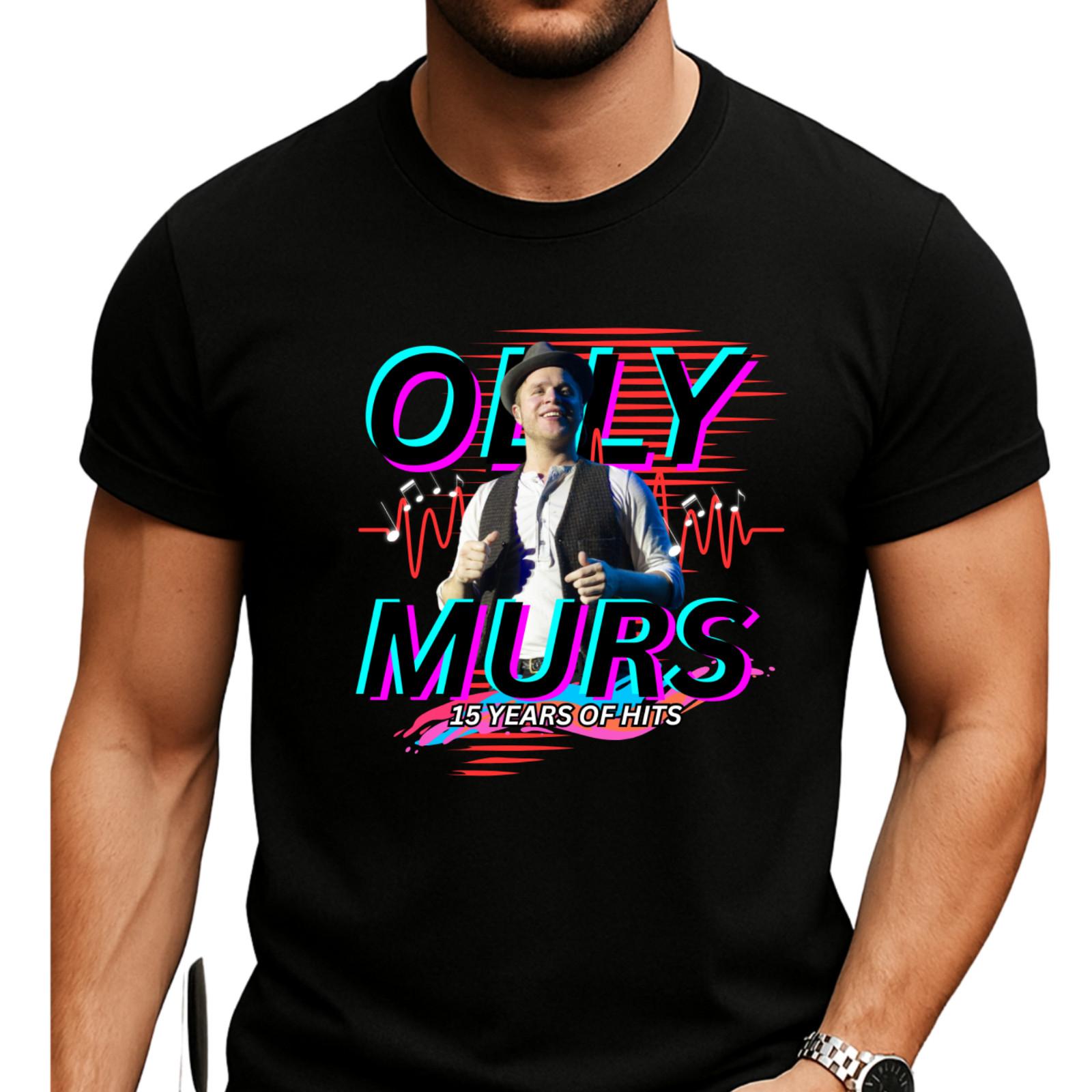 

Live Concert Tshirt, Olly Murs 15 years of hits T Shirt Mens Womens Tees Top, Olly Murs Adults TShirt S