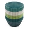Silicone Muffin Cups 12 Pack Round Non-Stick Baking Molds Morandi Colors Reusable Cupcake Liners for Oven
