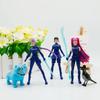 `5pcs/Set Kpop Demon Hunters Action Figure Toy Derpys Tiger Rumi Mira Zoey Sussy Figurine Doll For Fans Gift