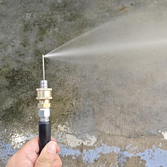 High Pressure Washer Nozzle Kit Quick-Connect System High-Pressure Extension Wand Pressure Washer Accessory Kit