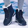 Women's High-top Cotton Shoes Boots Large-size Outdoor Anti-slip Waterproof Women's Snow Boots Winter Shoes for Women