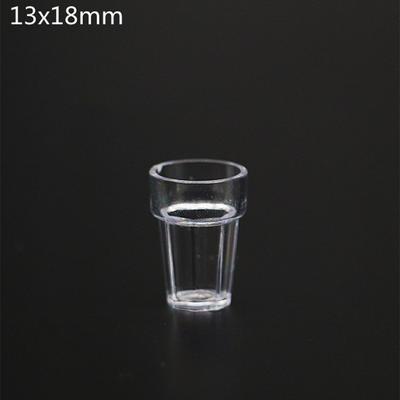 10 Stücke Mini Rotwein Tasse Simulation Möbel Wein Glas Becher Puppenhaus Dekor