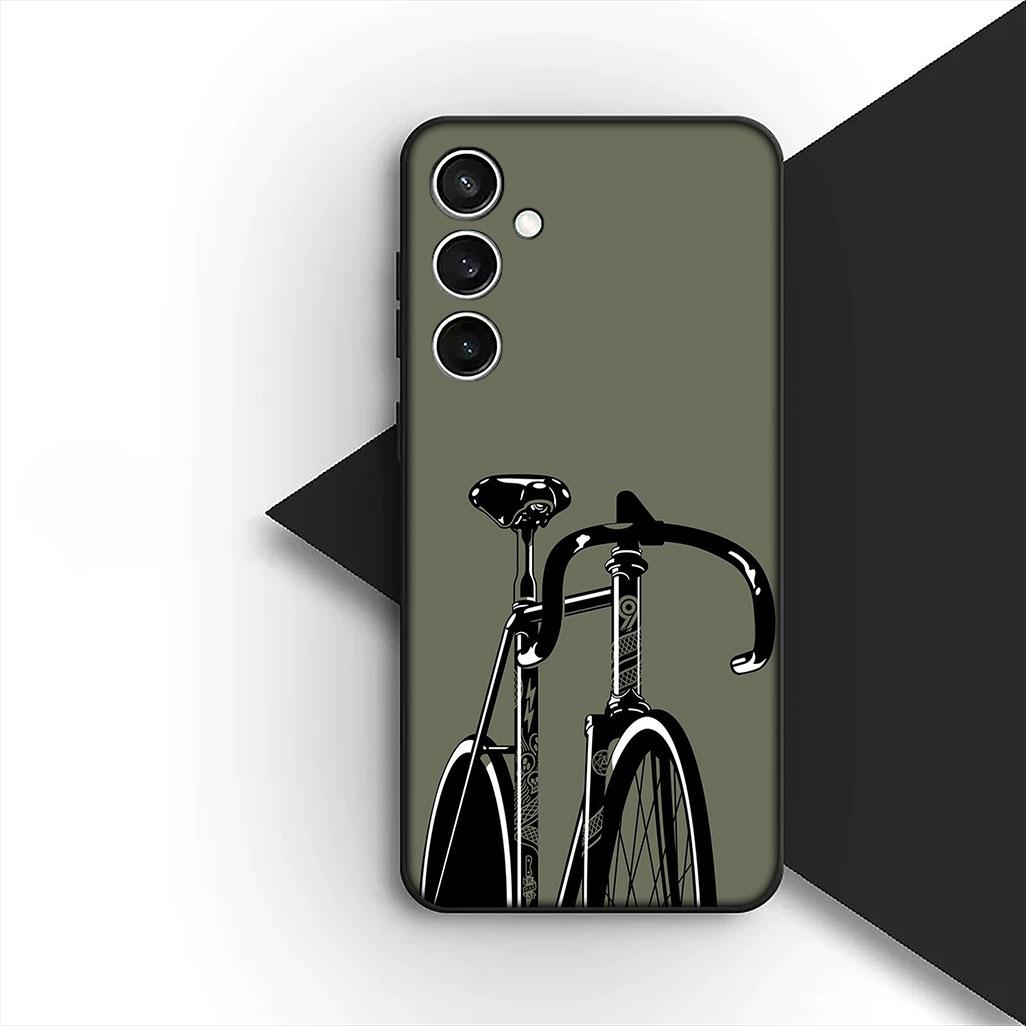 

for Samsung Galaxy A35 A36 A55 A26 A05 A06 A14 A50 A51 A53 A54 A12 A13 A23 Phone Cover Case Mountain Bike Cycling Art Wallpaper Galaxy A54 5G