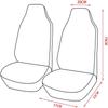 Coprisedile Auto in Ecopelle Set Completo Compatibile con Airbag e Sedile Posteriore Diviso Coprisedili Universali per Auto Stile Coprisedile Auto Interni Auto