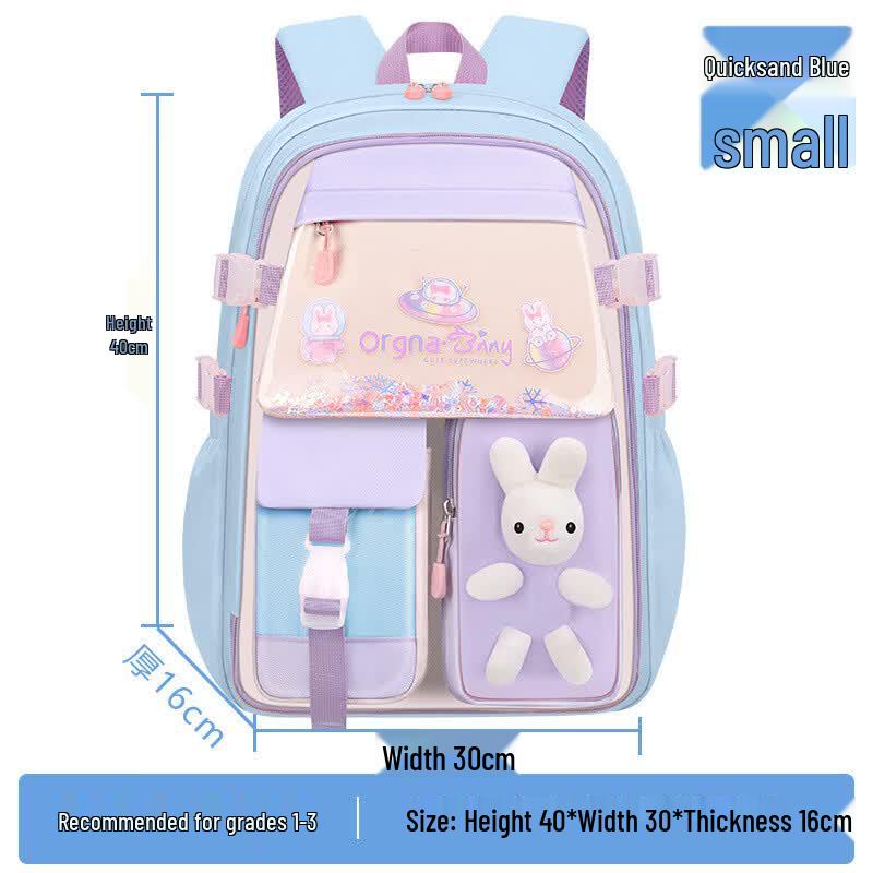 Girls Cartoon Princess Backpack with Spine Support