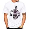 Unisex Conor McGregor Sketch Art White T-Shirt