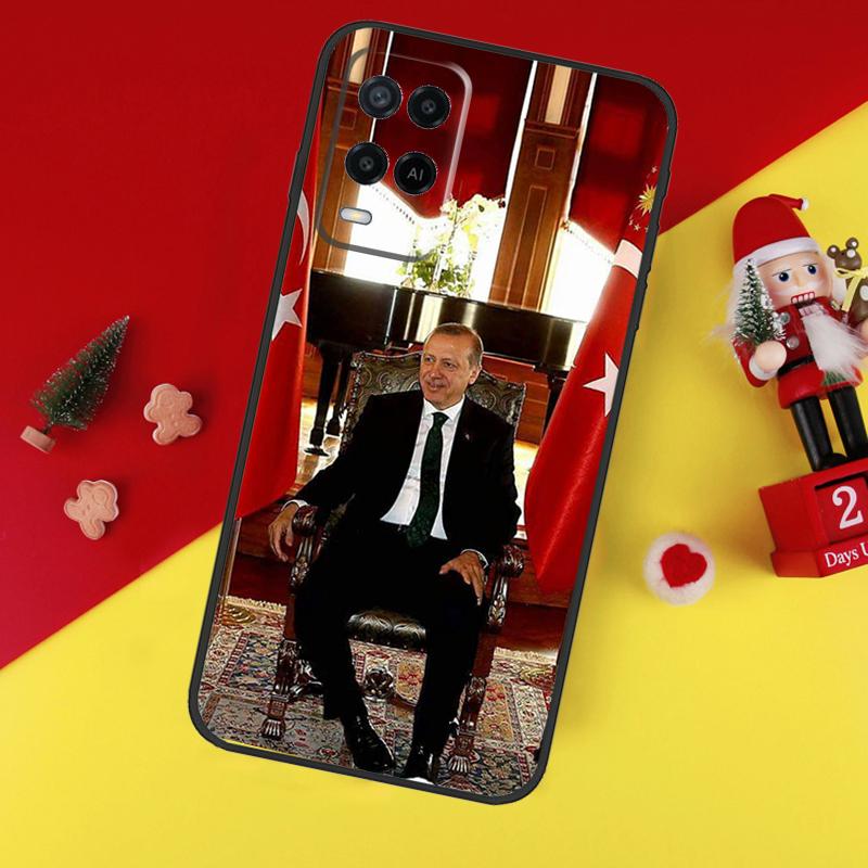 President Turkey Recep Tayyip Erdogan For OPPO A38 A58 A78 A98 A54 A74 A94 A16 A76 A96 A5 A9 A52 A72 A79 A53S A15 A17 A57 Case
