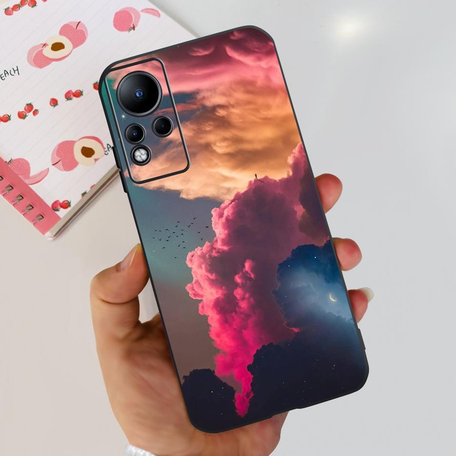 For Infinix Note 11 Case X663 X663B Stylish Painted Back Cover 6.7'' Shockproof Phone Case For Infinix Note 11 Note11 Soft Shell