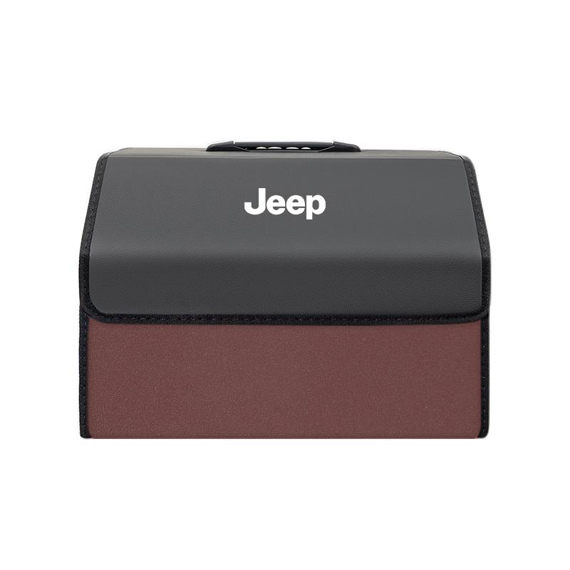 Jeep Folding Car Storage Bag Trunk Organizer Box Tools Tidying sticker For Renegade Liberty XJ Wrangler Cherokee JL JK Gladiator