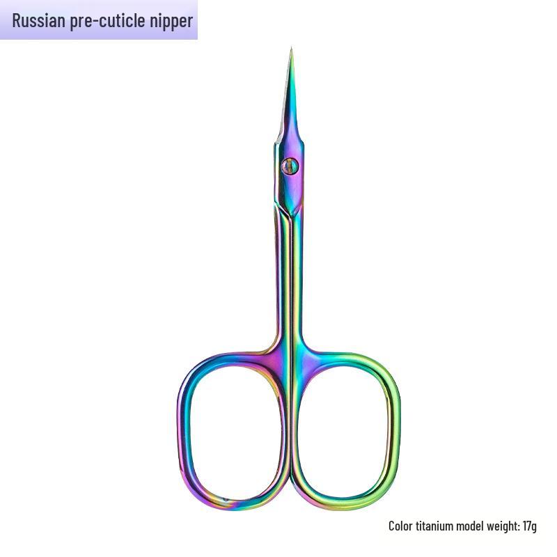 Stainless Steel Russian Style Cuticle Nippers, Eyebrow Tweezers, Beauty Scissors, and Hangnail Exfoliating Tools