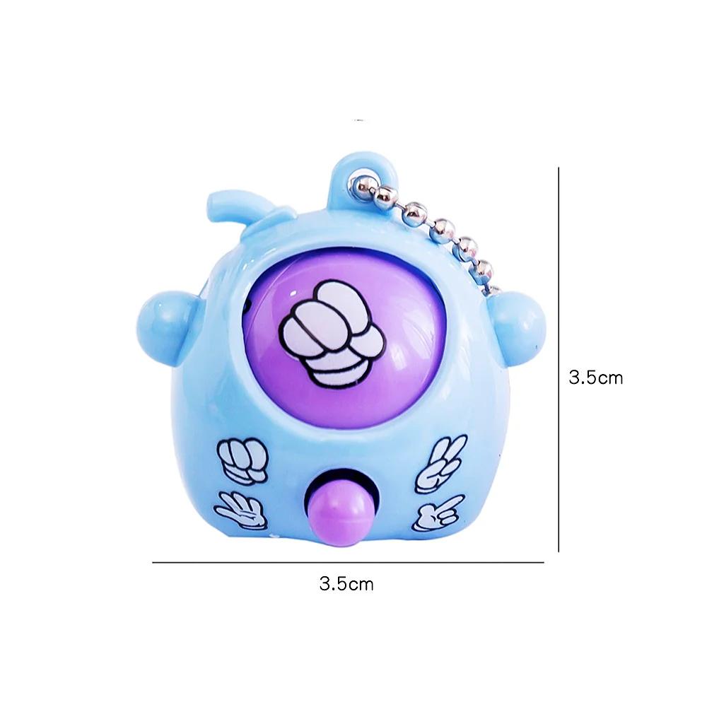 10/20/30Pcs Mini Pop Keychains Toddler Sensory Fidget Playthings Bulk Classroom Prizes Children Birth Date Celebration Favors Present Pouch Fillers