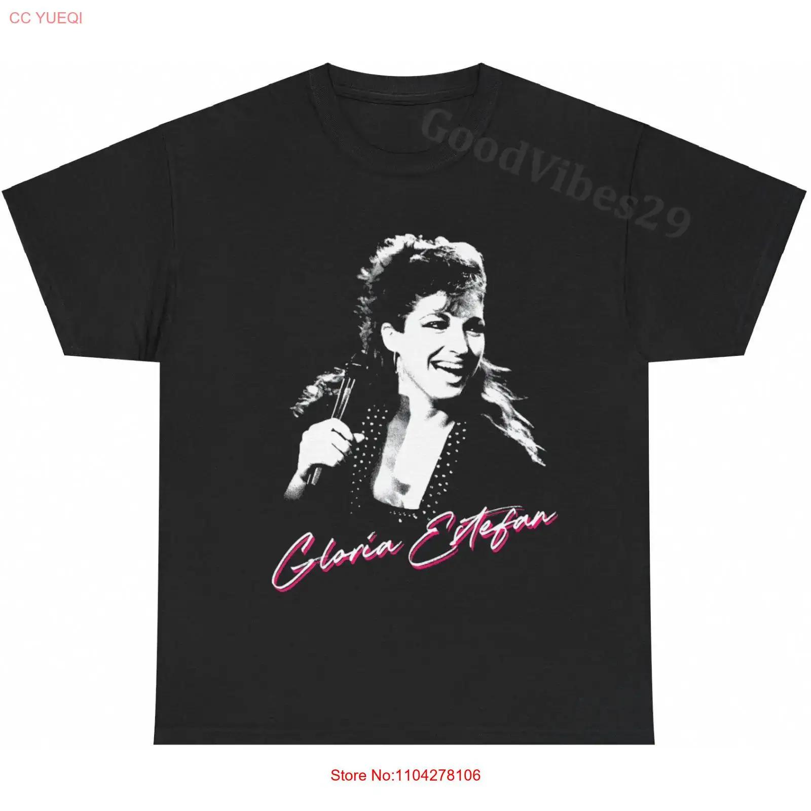 

Gloria Estefan Vintage Aesthetic Pop Music T Shirt S 5XL vintage Washed homme Soft designer clothes Slightly Breathable 5XL різнокольоровий