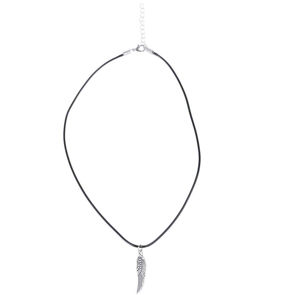 Pentagrams/Star and Moon/Wing Pendant Necklace Adjustable Chain Choker Fashionable Neckchain Jewelry for Women Girls