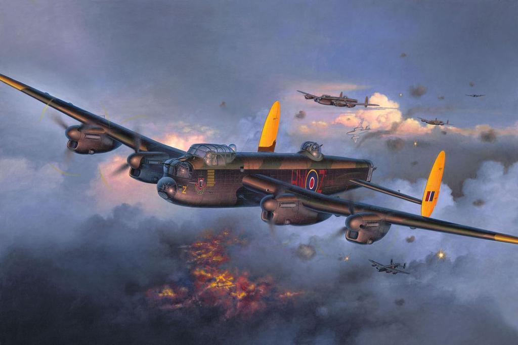 German Revell 1/72 Avro Lancaster Mk.I Plastic Model