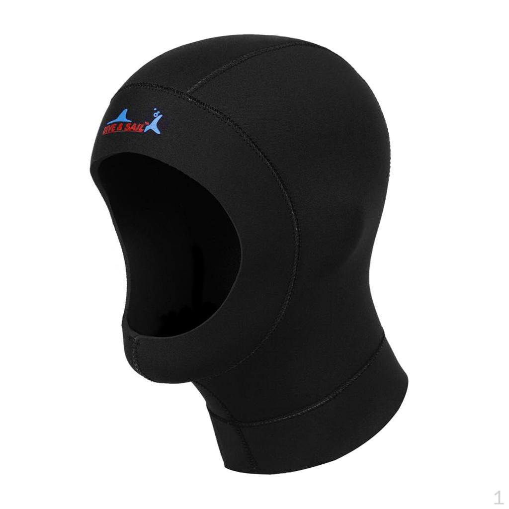 Cagoule De Plongée Néoprène 2mm Unisexe Adulte - Pour Eau Froide (10-15°C) - Natation, Surf, Sports Nautiques
