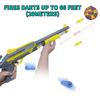 AGM MASTECH Toy Shotgun, Soft Bullet Shooting Gun, Blaster Gun with 20 Cartridges and 40 Darts (Blue)