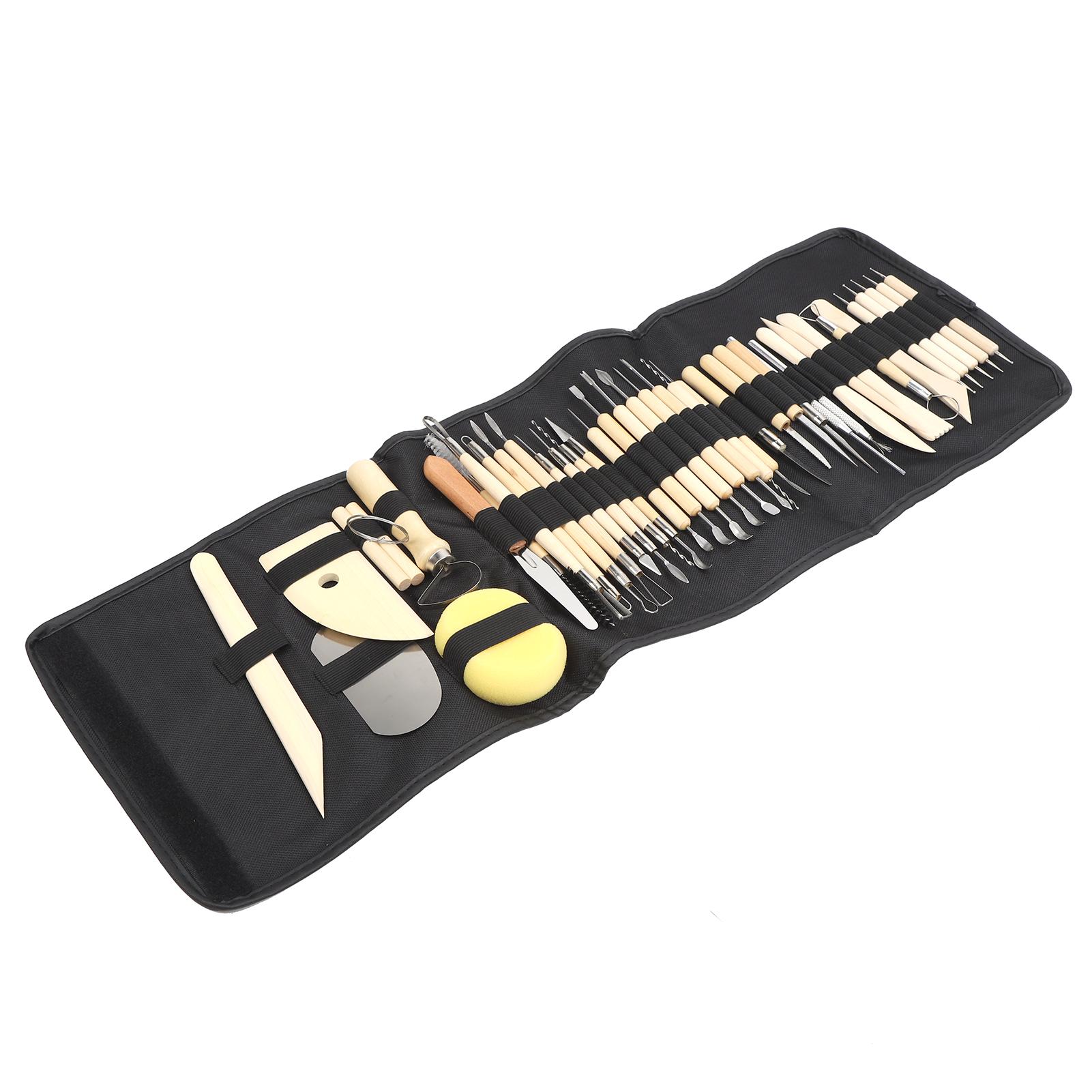 

41 шт. Инструменты для лепки из полимерной глины, многоцелевой нож для моделирования, принадлежности для гончарного дела