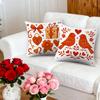 4pcs Valentine'S Day Throw Pillow Covers | Key Heart Lock Gift Bird Designs, Zip Closure, Polyester, Hand Wash Only, Suitable for Bedroom, Sofa
