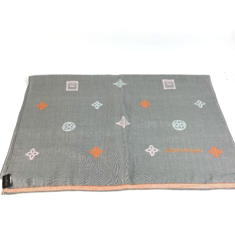 Louis Vuitton M70385 Embroidery Monogram LV Logo Stole / Shawl Muffler Shawl