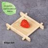 White Bionic Strawberry Fake Fruit Photography Prop - Plastic Decoration Toy
