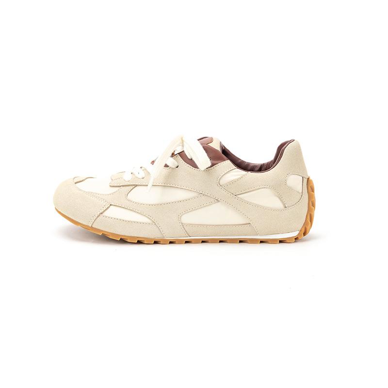 

Женские универсальные осенние туфли B family, новая расцветка, круглый носок, ретро, спортивный и повседневный стиль, на шнуровке, одинарные 40