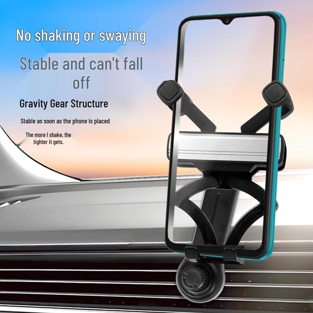 Gravity Car Phone Holder for Air Vent - Center Console Mount