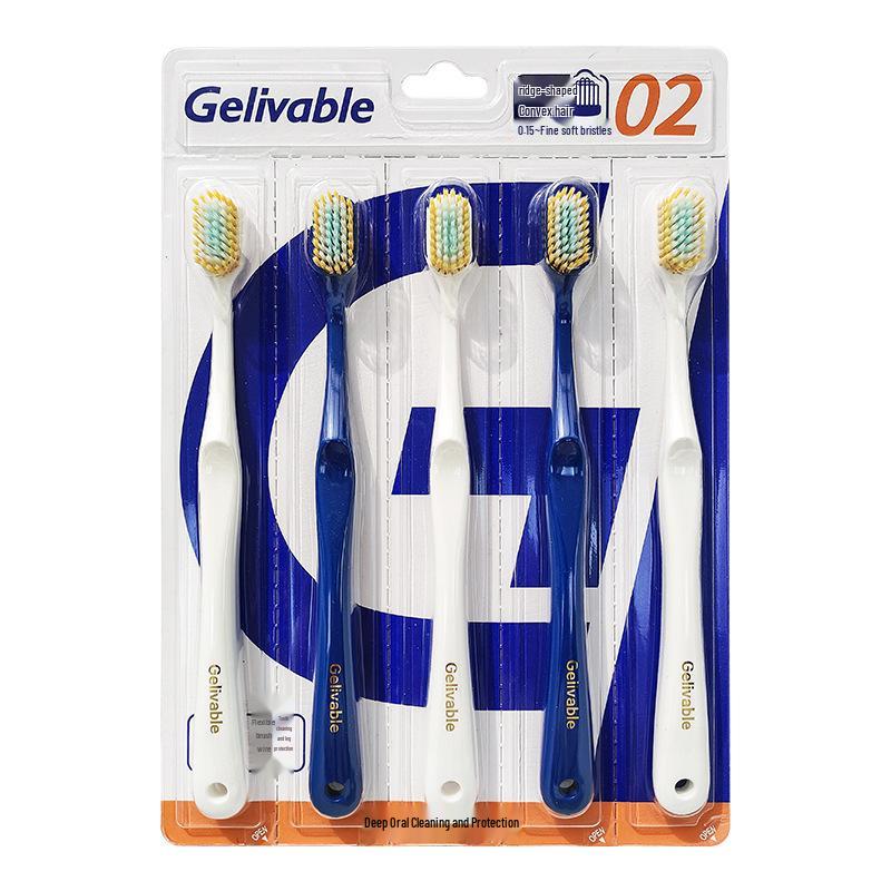 G035 Ultra-soft Toothbrush for Adults - Gentle Gum Protection, Wide Head, Interdental Cleaning
