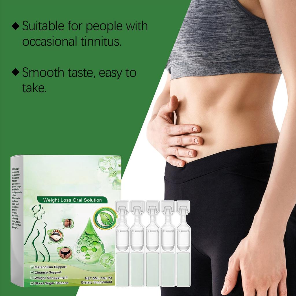 Slimming And Shaping Health Management Drops Promote Metabolism, Stabilize Blood Sugar, Aid Digestion, And Are Weight Management Supplements,5ML