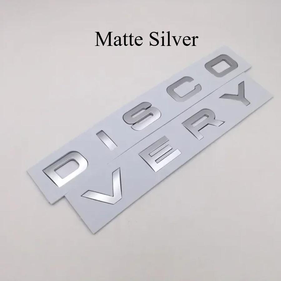 Per Discovery Sports Emblema Discovery 4 3 5 2 TD5 Accessori ABS 3D Cromo Lettere Auto Cofano Anteriore Logo Distintivo