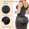 Gaine sculptante pour femme avec rehausseur de fesses, body shaper à bretelles réglables, fermeture éclair à l'entrejambe, body shaper pour la récupération post-opératoire, contrôle quotidien du ventre