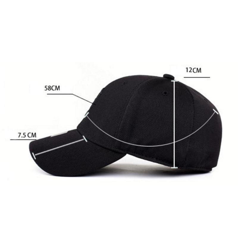 Spandex Elastic Fitted Hats Sunscreen Baseball Cap Men or Women Casquette Bone Aba Reta